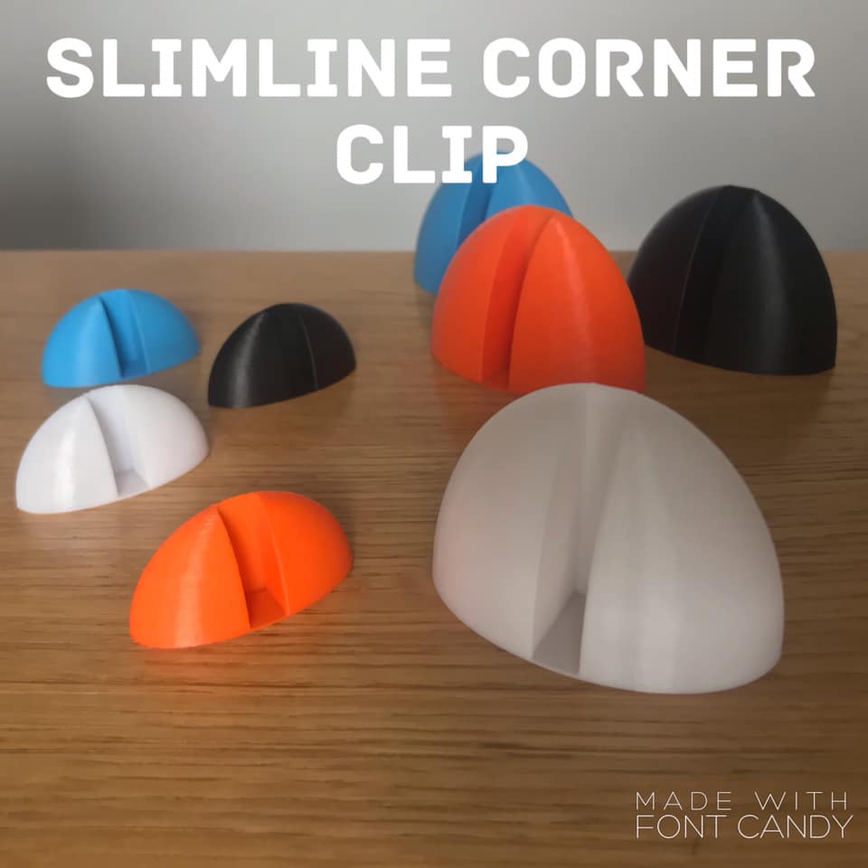 Slimline (Large) Corner Clip display stand