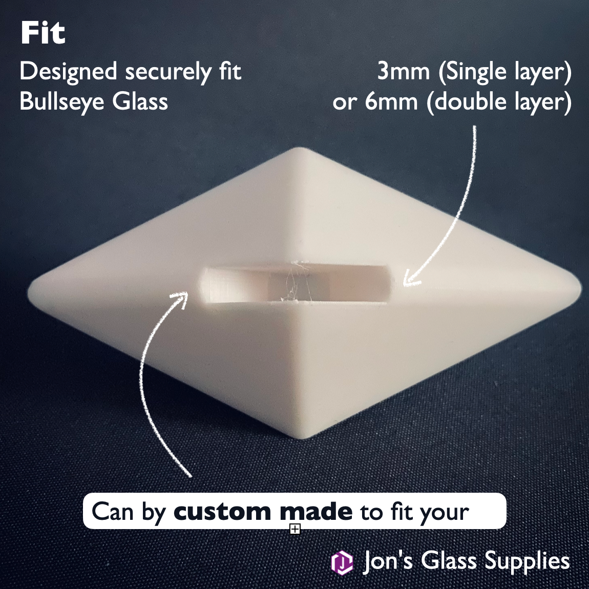 Pyramid (Small) Square display stand